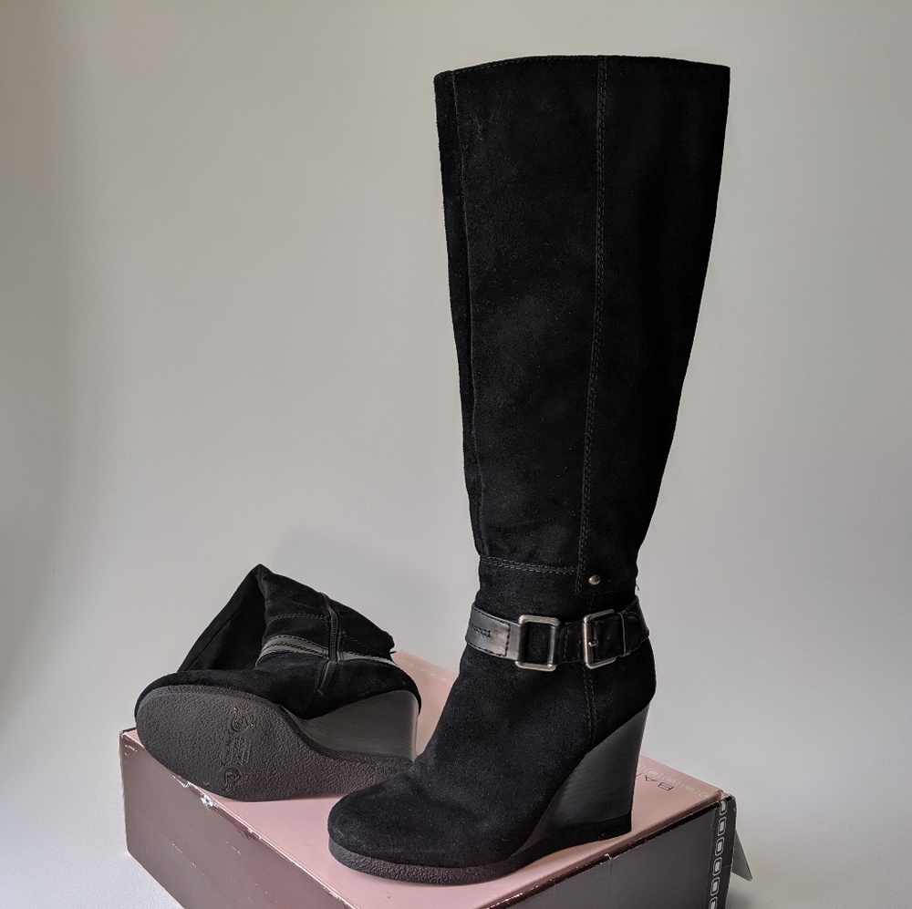 Bandolino high boots black suede - Picture 2 of 7